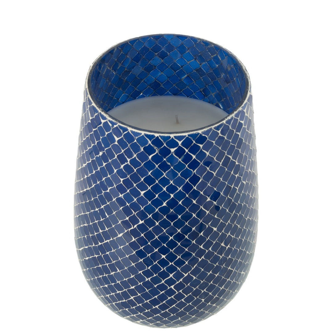 Bougie Senteur Juniper Love Mia Mosaic Bleu 230HEURES