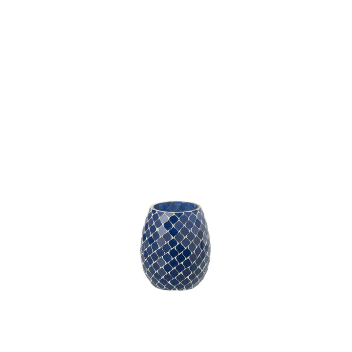 Bougie Senteur Juniper Love Mia Mosaic Bleu 90h