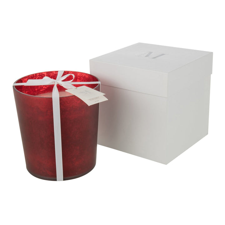 Bougie Senteur M-Chic -Verre Rouge - Grange- 140h
