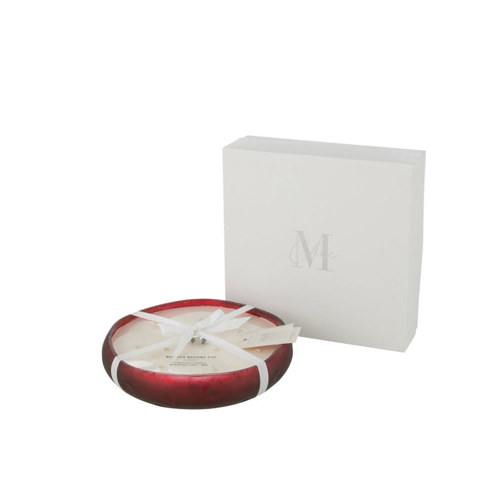 Bougie Senteur M-Chic Verre Rouge Large 40h 