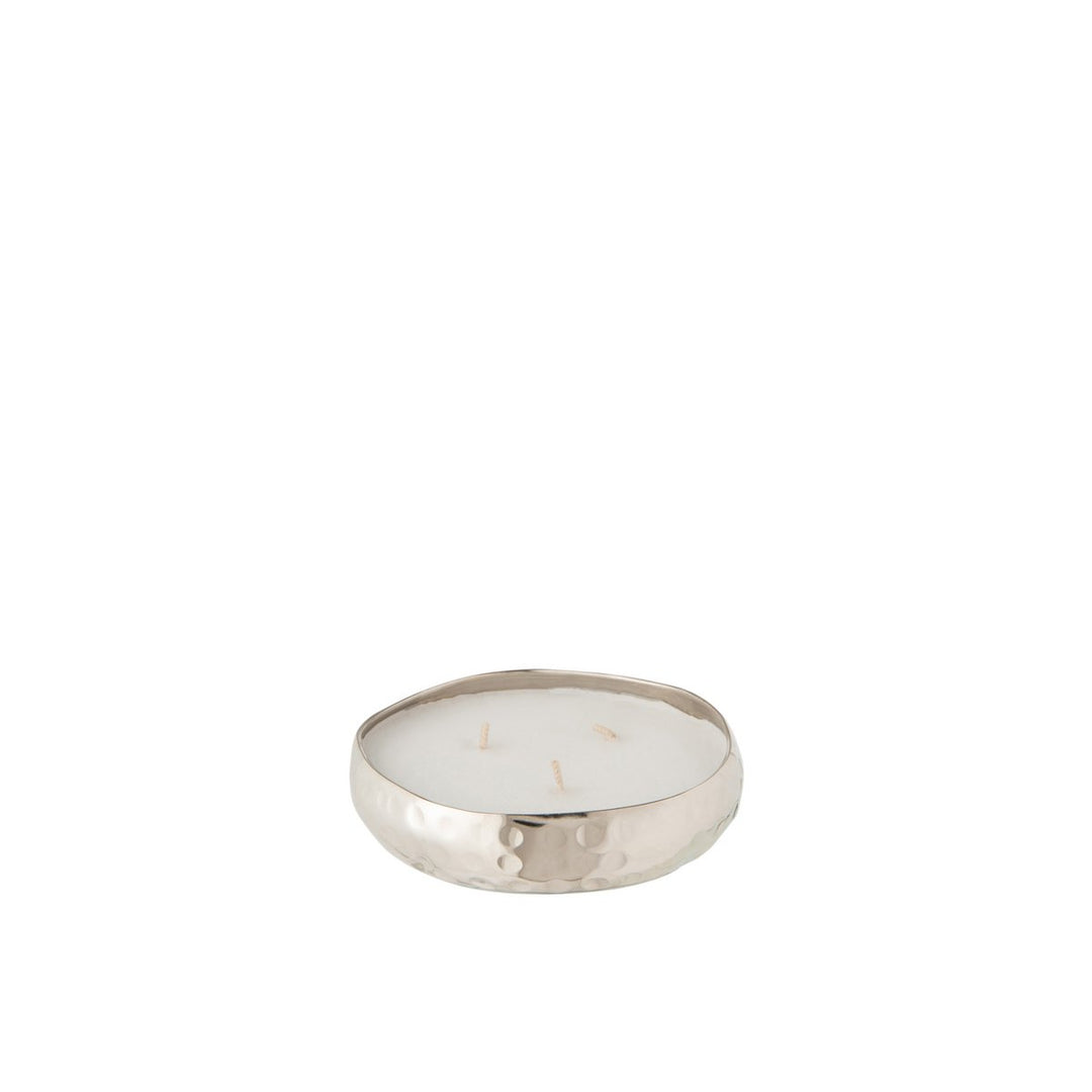 Bougie parfumée M-Chic - Métal Argent - Petite -18h