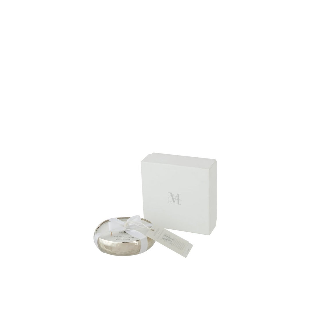 Bougie parfumée M-Chic - Métal Argent - Petite -18hEURES