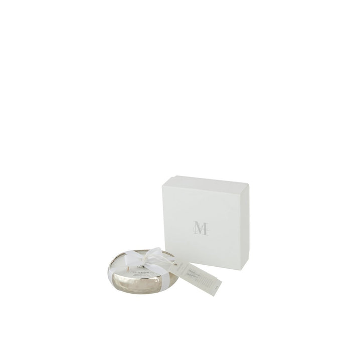 Bougie parfumée M-Chic - Métal Argent - Petite -18hEURES
