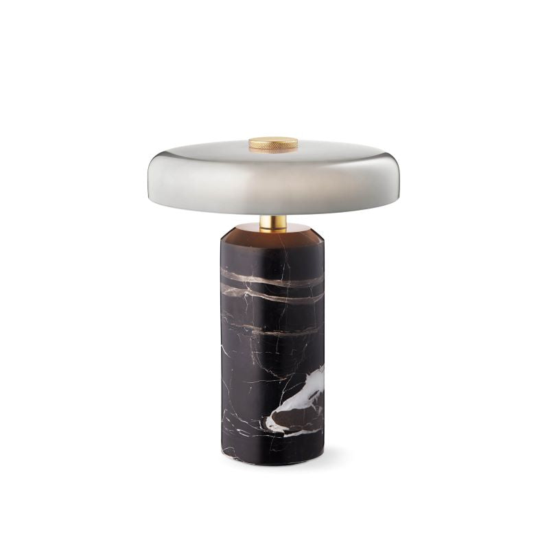 TRIP | MARBRE | ABATJOUR VERRE SOUFFLE| LAMPE LED RECHARGEABLE