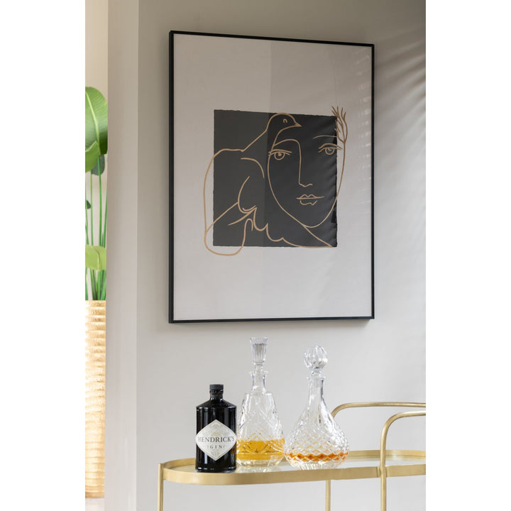 Carafe Survey  en verre transparent 