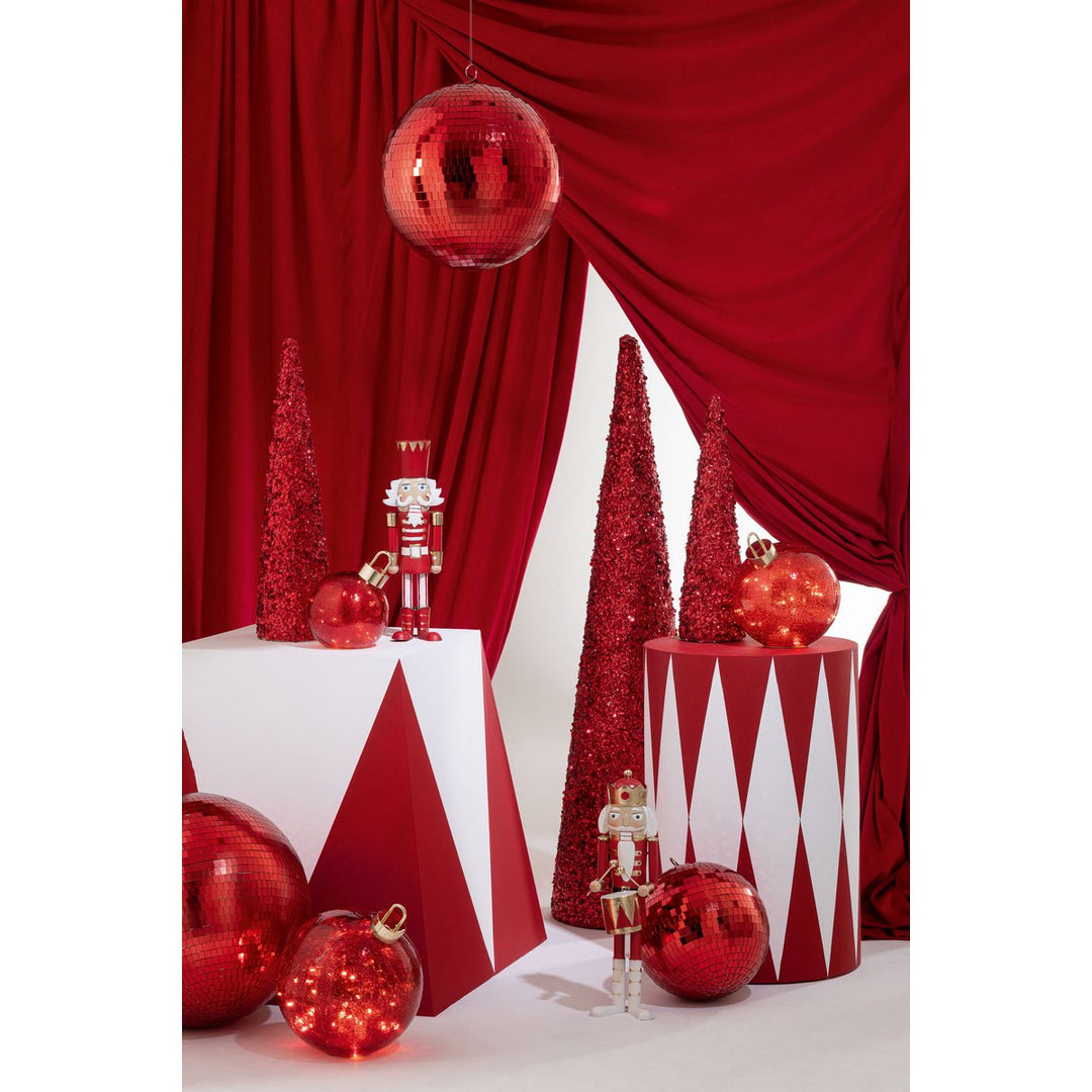 Casse-Noisette Fer Rouge/Or decoration de noel