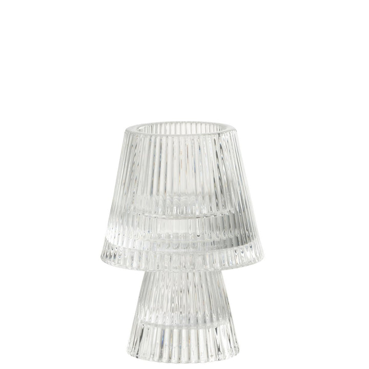 Chandelier Chapeau Verre Transparent