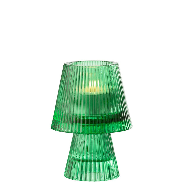 Chandelier Chapeau Verre VERT 