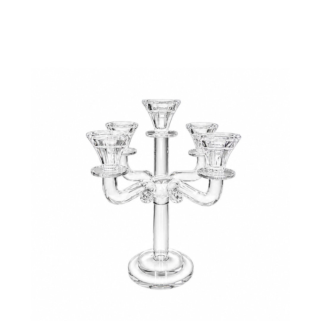 Chandelier en Cristal Transparent à 5 Branches 26x26x28cm