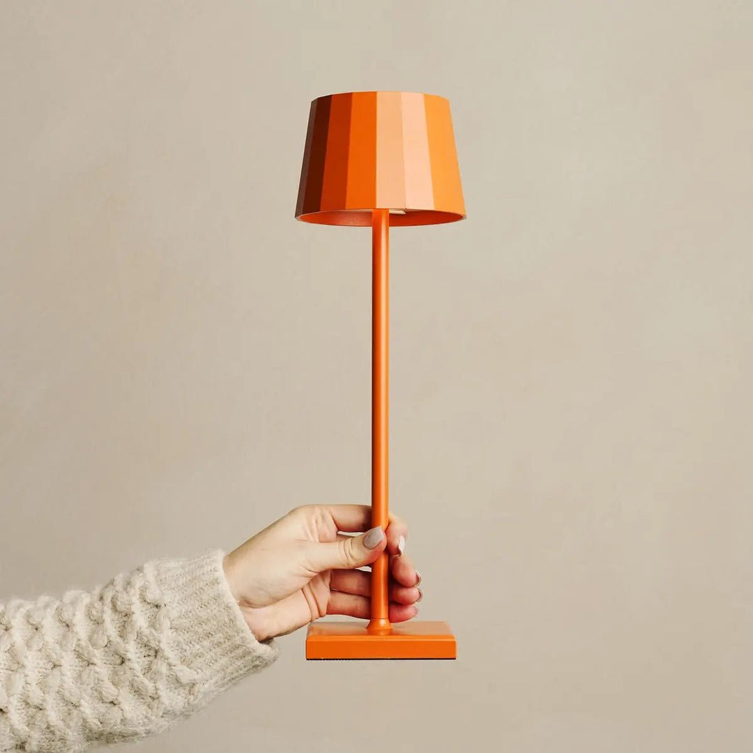 Combi Set Professionnelle – 8 Lampes de Table Rechargeables  Orange