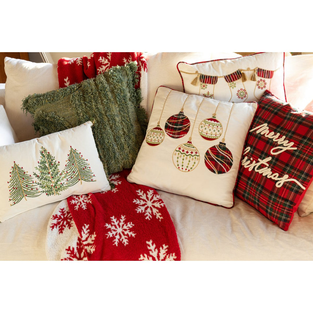 Coussin Sapin De Noël Coton 