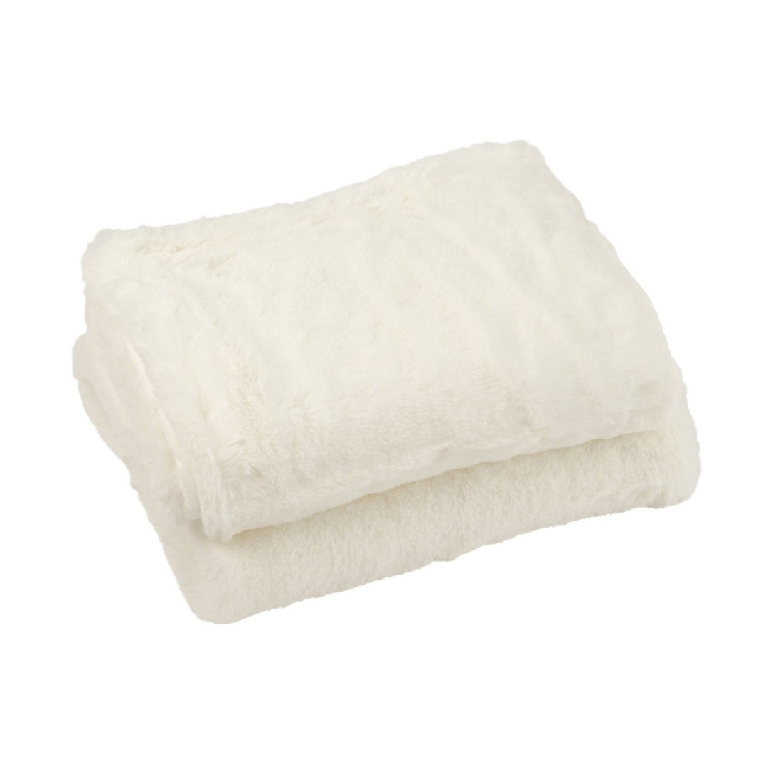 Couverture / Plaid Cutie - Couverture en polaire - Polyester - Blanc