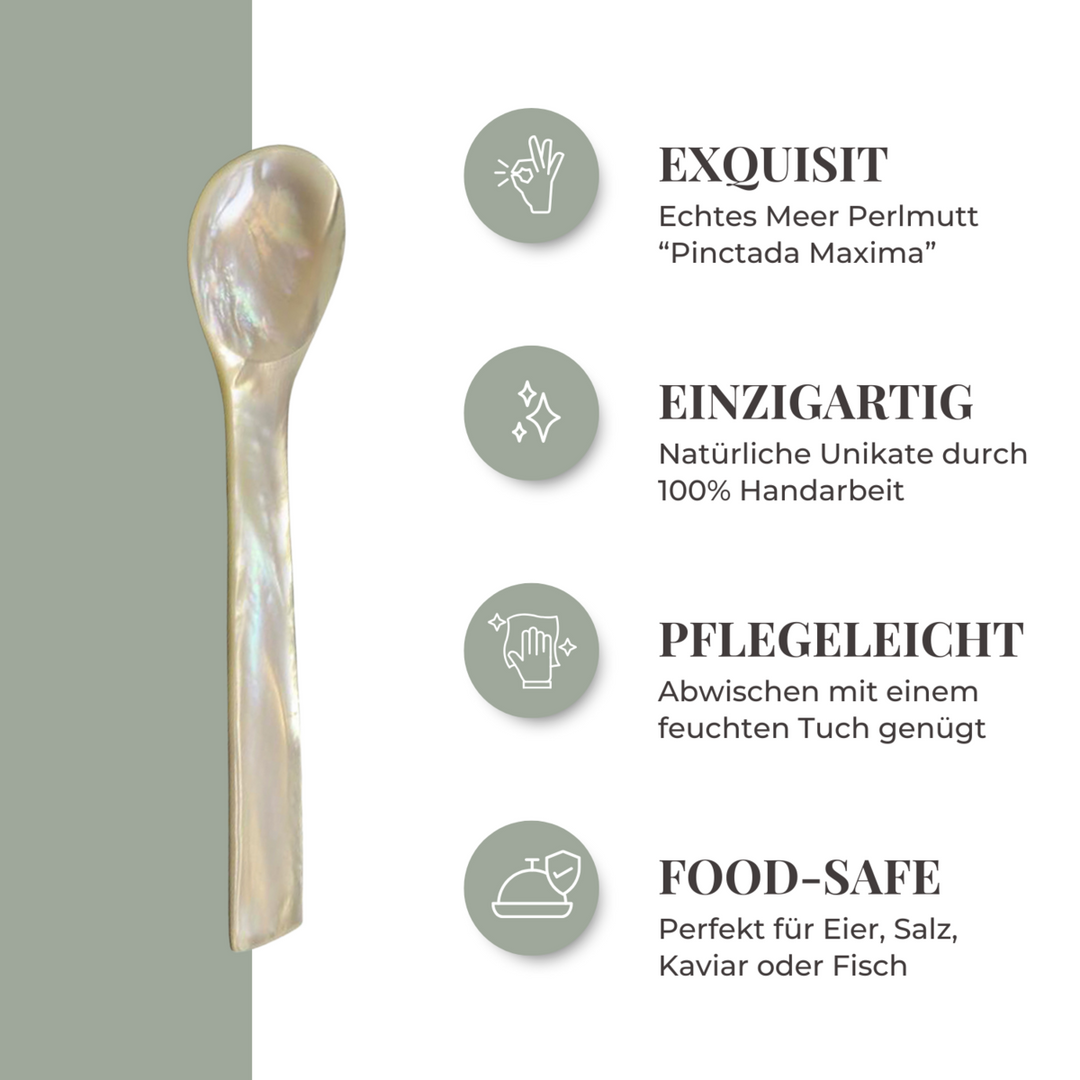 Cuillière à caviar en nacre  hotel de luxe v