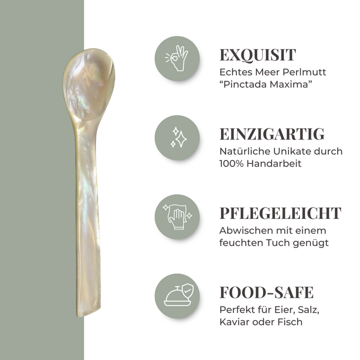 Cuillière à caviar en nacre  hotel de luxe v