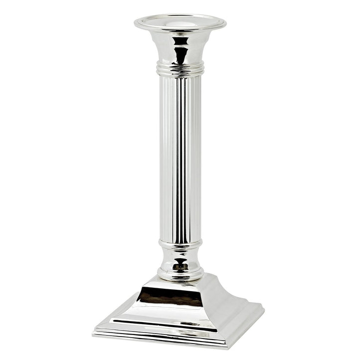 EDZARD Lincoln H19 cm | Bougeoir tige cannelée | Anti-Ternissement