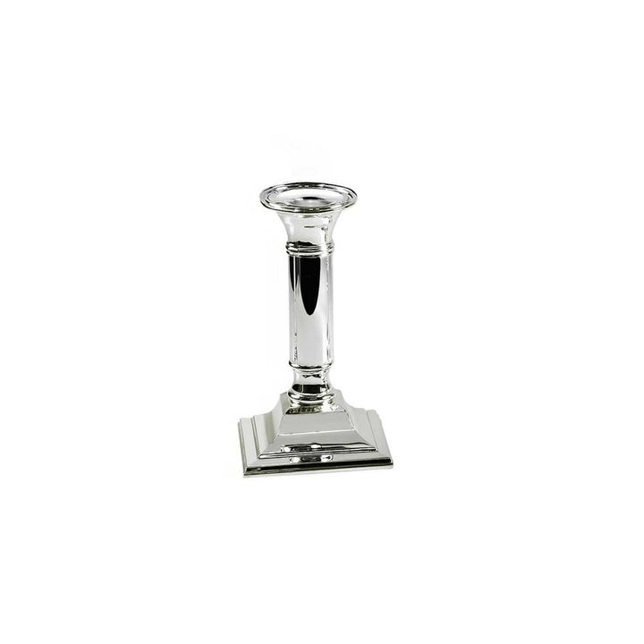 EDZARD Lincoln H 15 cm | Bougeoir Argenté Anti-Ternissement