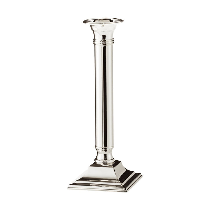 EDZARD Lincoln H 19 cm | Bougeoir Argenté Anti-Ternissement