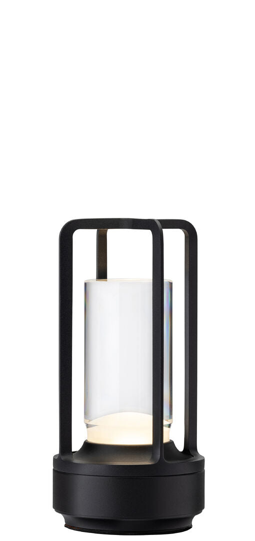  Lampes Rechargeables sans fil Cuba H17,5cm -Noir