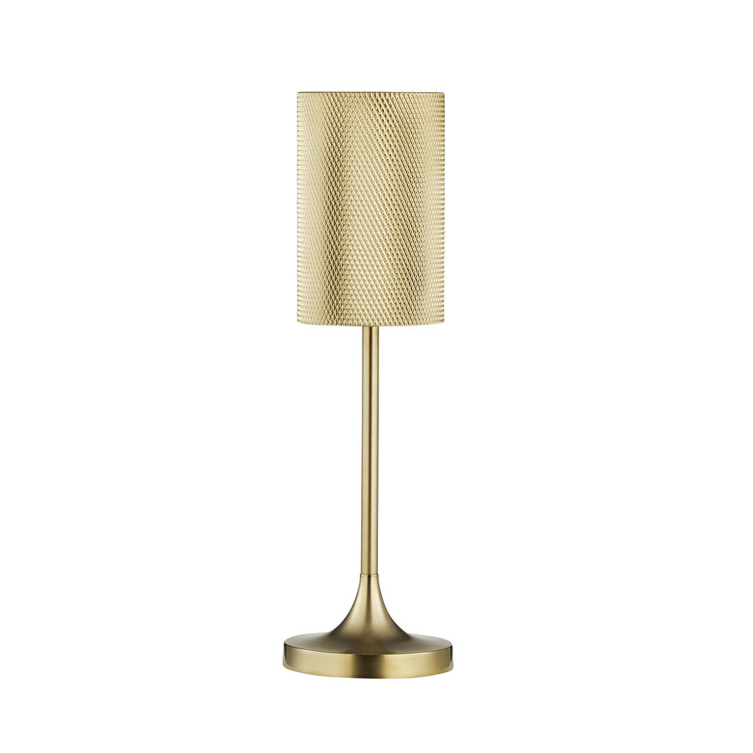 Cayman Micro Champagne & NurlingRE H 20 cm- Lampe de table rechargeable sans fil pour restaurant & hôtel