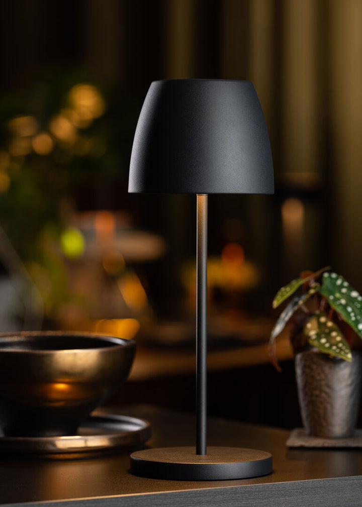 Set de 6 Lampes Rechargeables sans fil Montserrat H30 cm - Noir