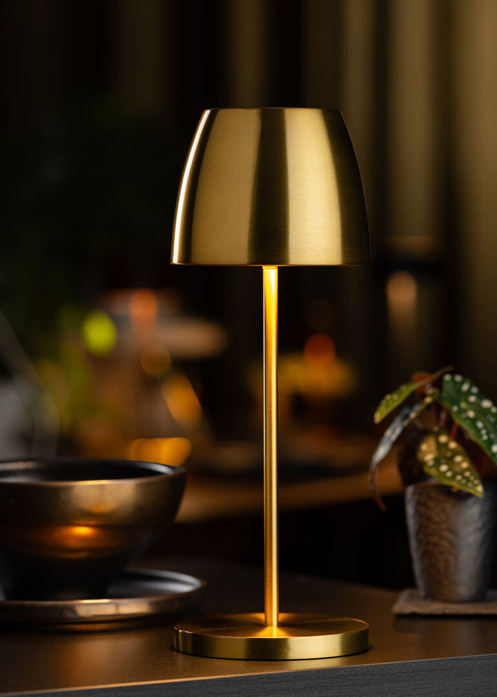 Set de 6 Lampes Rechargeables sans fil Montserrat H30 cm - Dorée