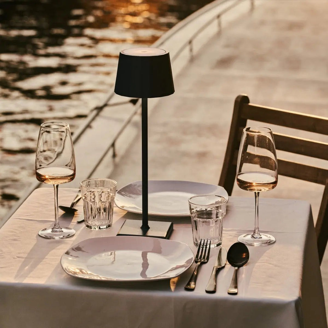HORECA LAMPE LED RECHARGEABLE VERT TERRACE
