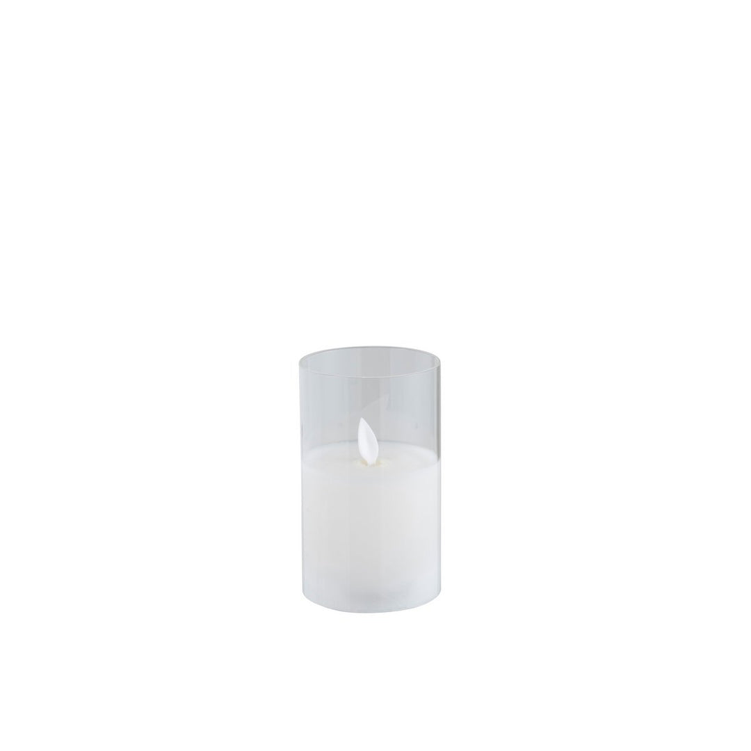 J-Line Lampe Led Brillante Verre Transparent