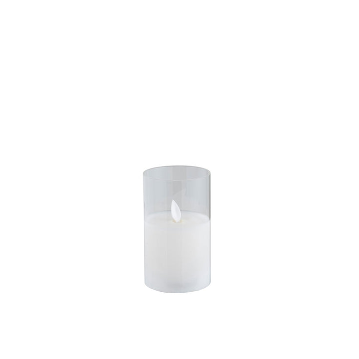 J-Line Lampe Led Brillante Verre Transparent