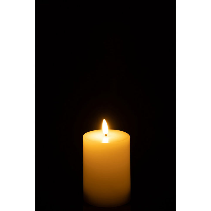 J-Line Bougie Led Blanc H13 cm