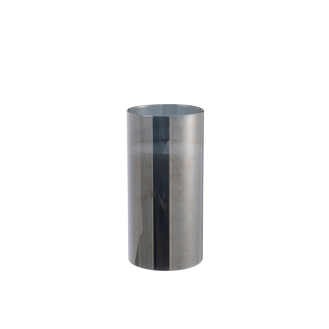 J-Line Lampe Led Brillante Verre Gris Mo