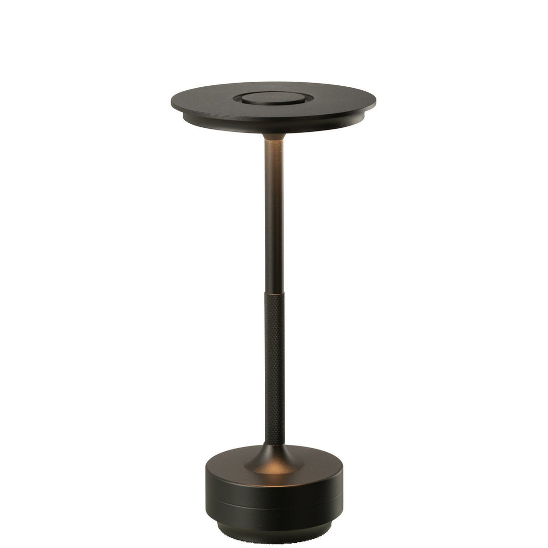 J-Line Lampe Led Touch Plastique Noir SANS FIL