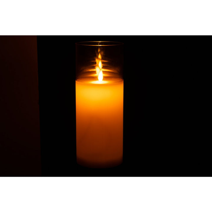 J-Line Lampes Led Brillante Verre Or L