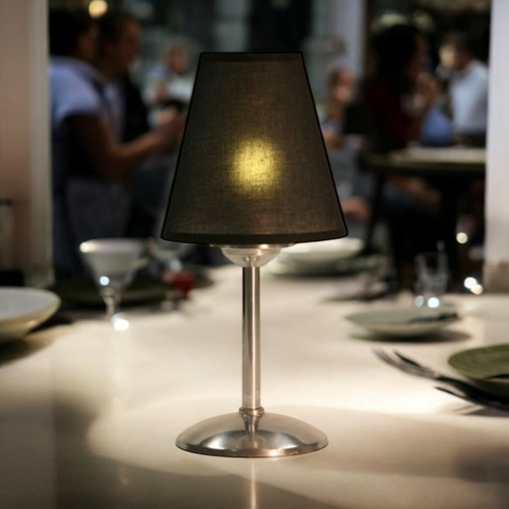 LAMPES ALUMINIUM  SANS FIL BISTROT POUR HORECA