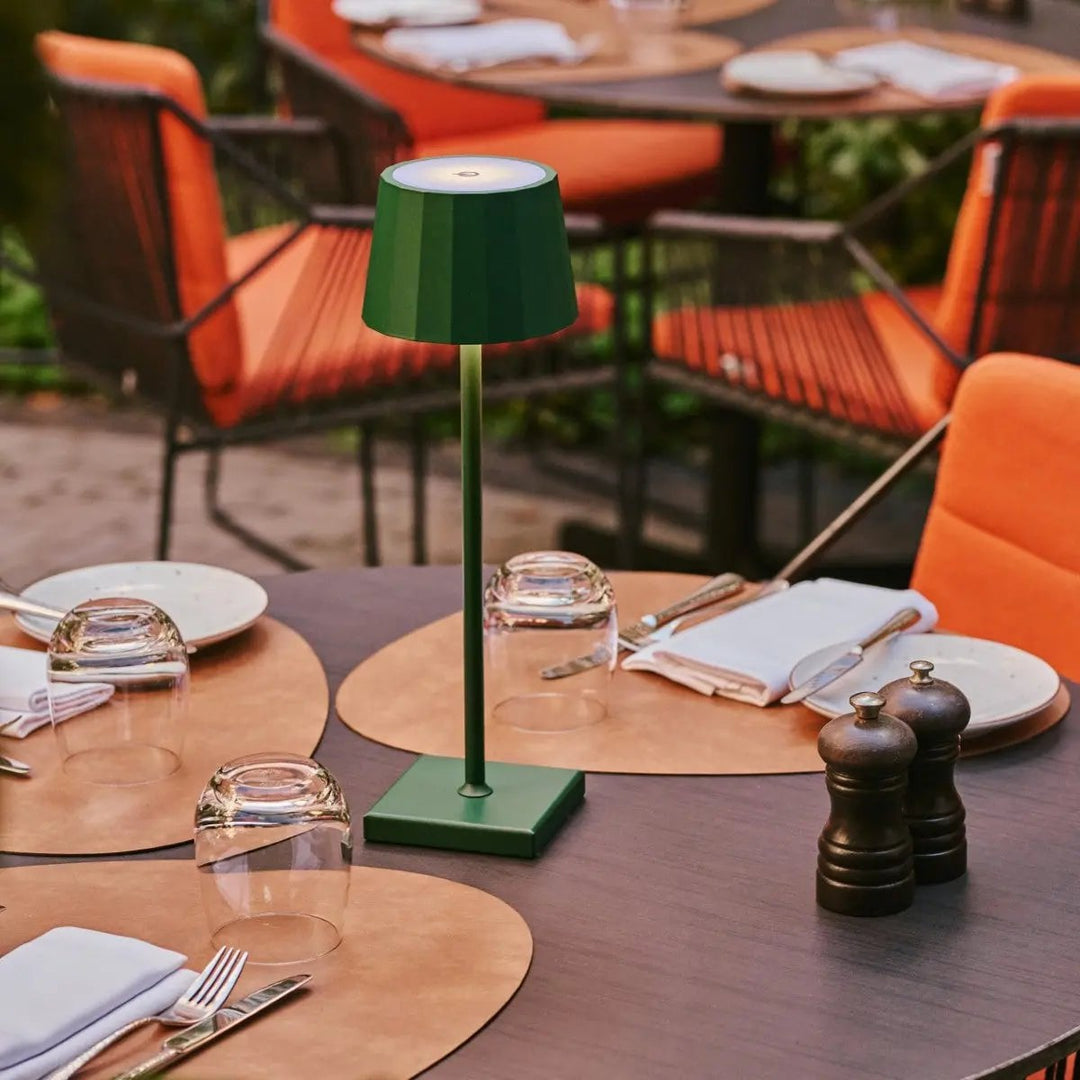 LAMPE RECHARGEABLE VERT POUR HORECA