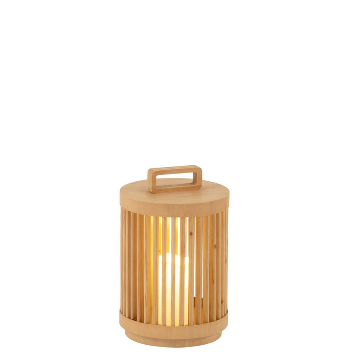 LANTERNE BOIS LED