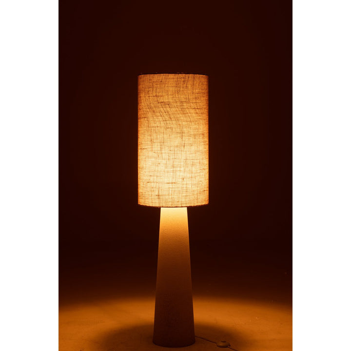 Lampadaire Ava Fibre De Verre/Jute Naturel