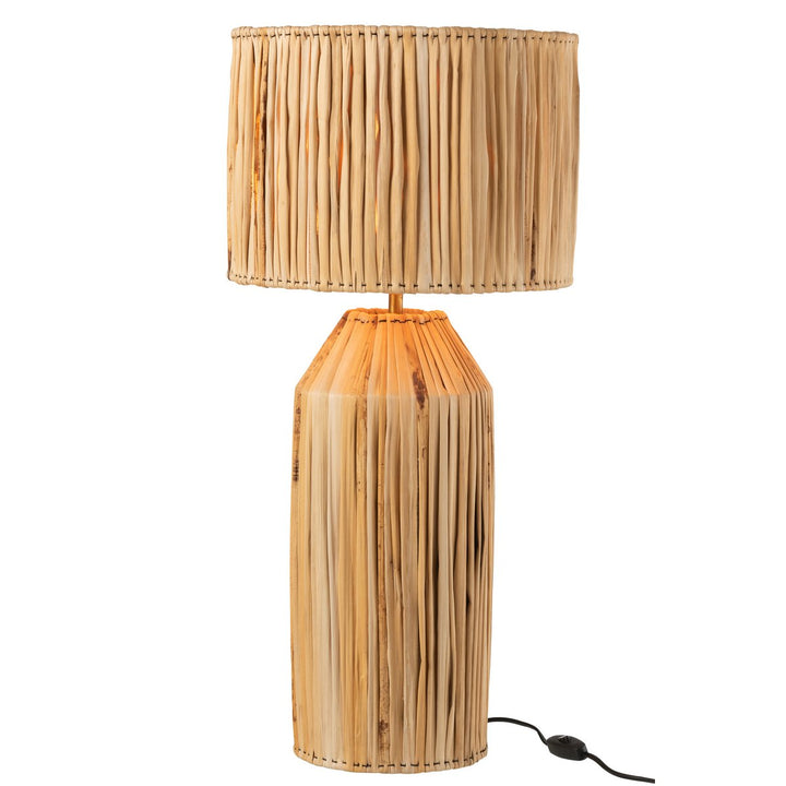 Lampe Hanna En Feuilles De Bananier Nature 