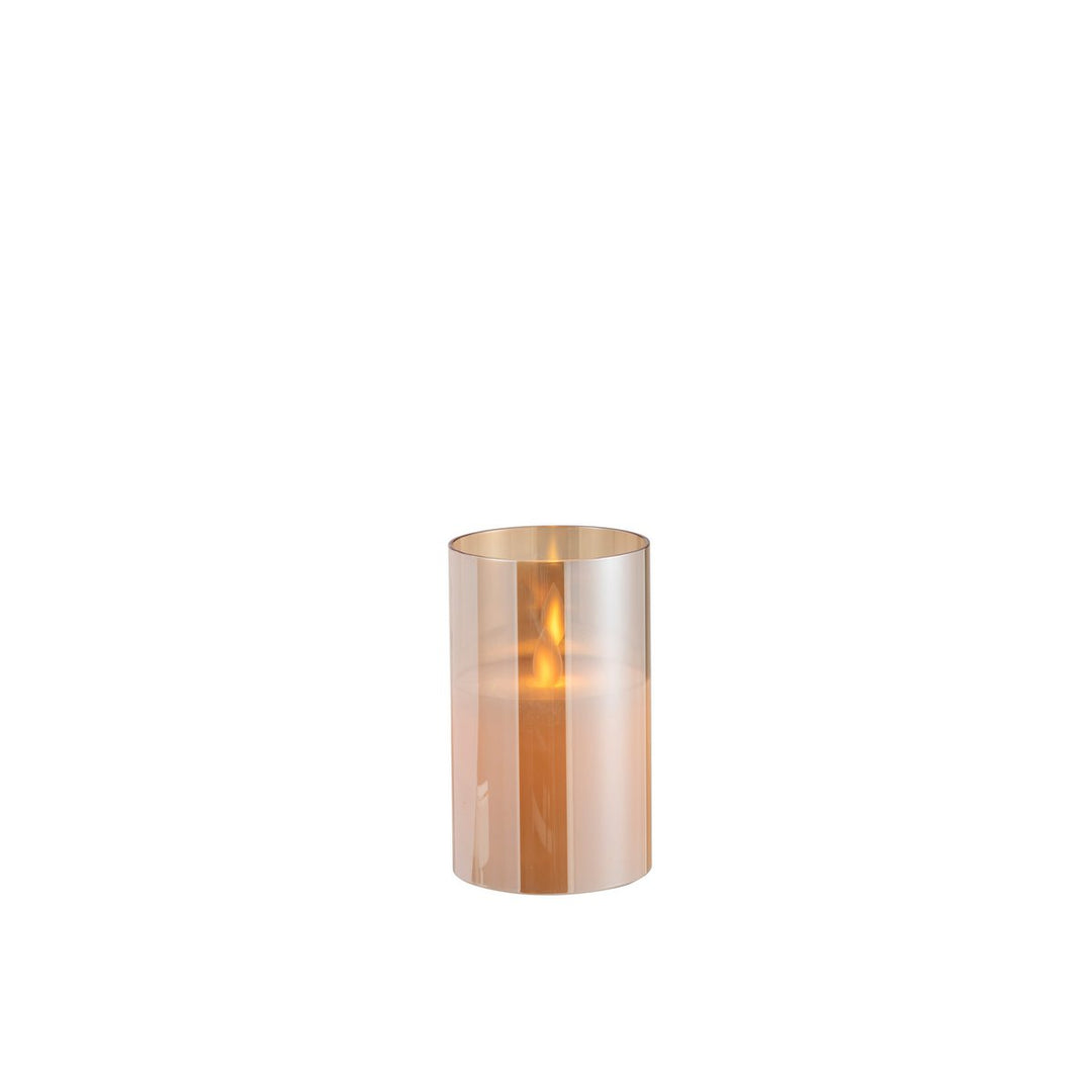Lampe Led Brillante Verre Or Petit