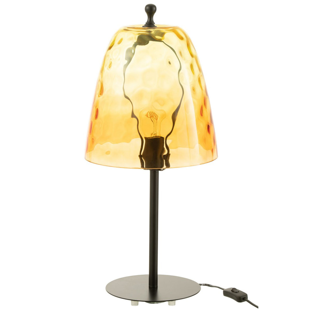 Lampe Oceane Verre Jaune