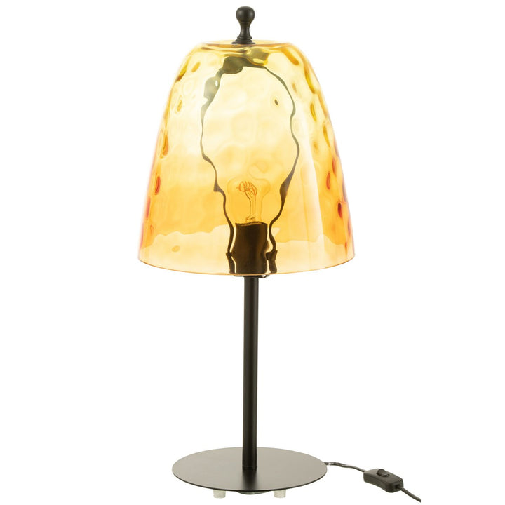 Lampe Oceane Verre Jaune