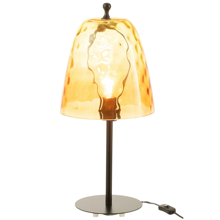 Lampe Oceane Verre Jaune et metal