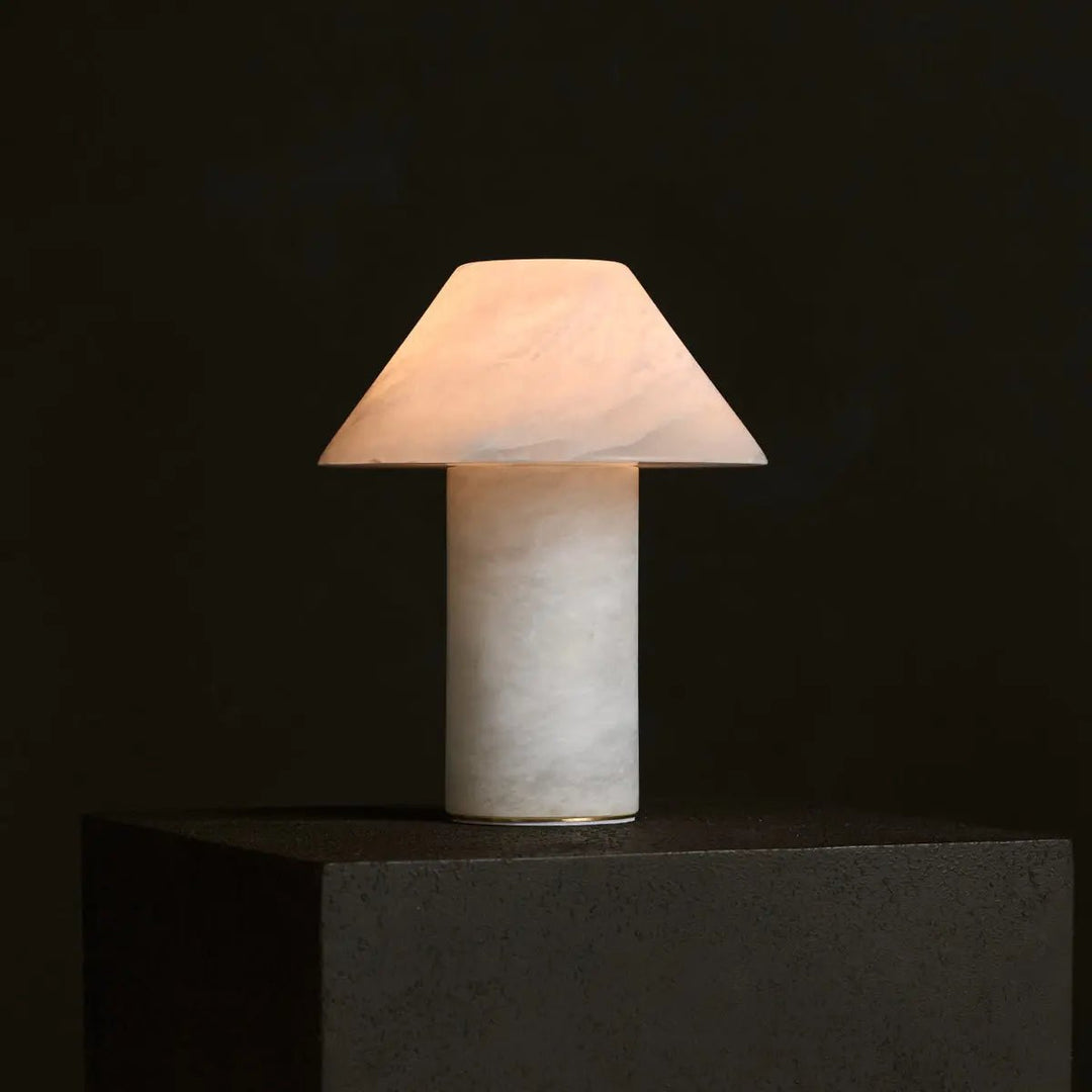 Lampe  chevet  avec abat-jour en Albâtre naturel 