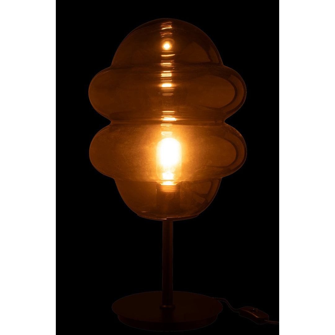 Lampe  de table Cuillere Miel Verre Gris