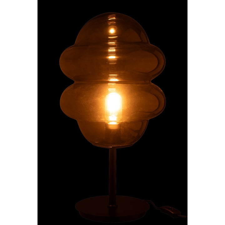 Lampe  de table Cuillere Miel Verre Gris