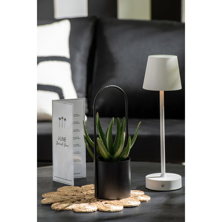 Lampe de table Rechargeable Goa en métal  