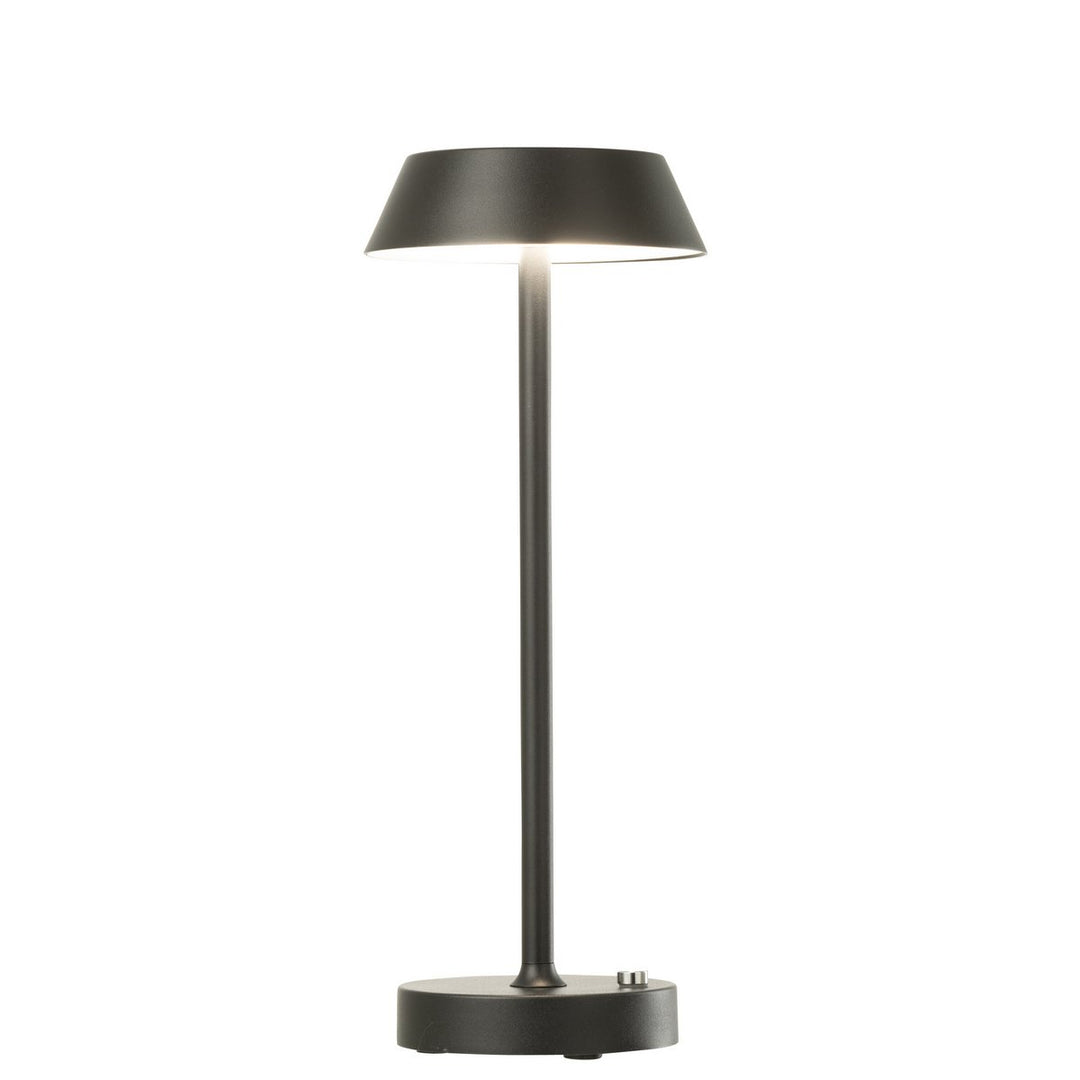 Lampe de table rechargeable  Noé - métal - noir