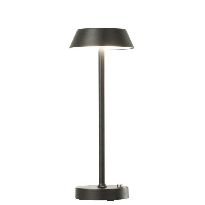 Lampe de table rechargeable  Noé - métal - noir