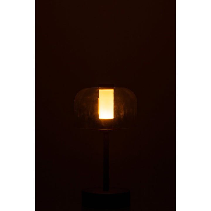 Lampe de table rechargeable Woa  métal noir