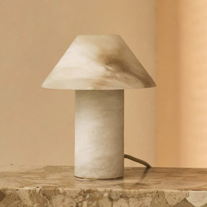 Lampe en Albâtre naturel avec fil