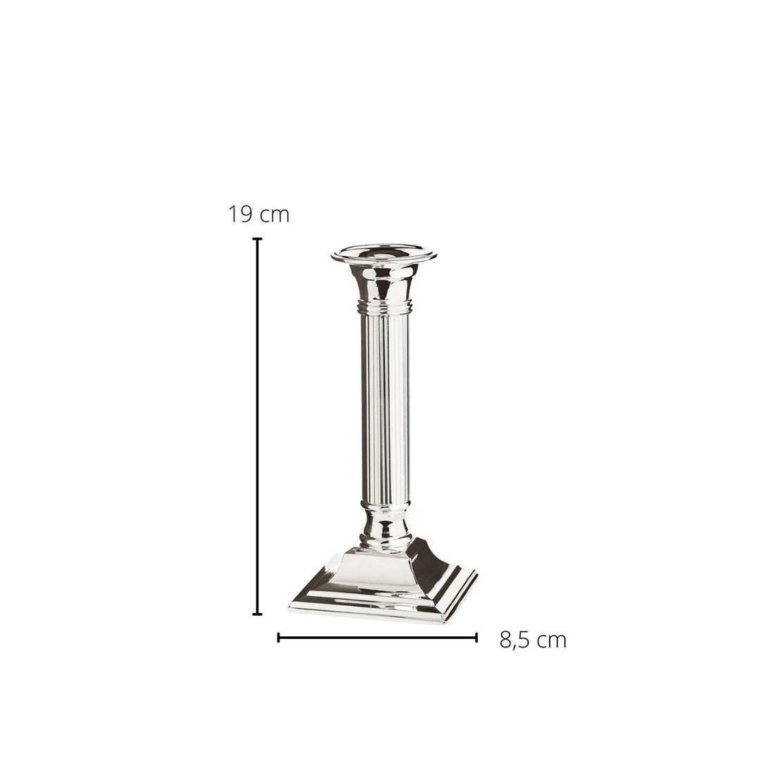 Lincoln H19 cm  Bougeoir tige cannelée  Anti-Ternissement